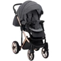 Коляска 2 в 1 Adamex Chantal Star Polar (Pink Gold) Star 4 (624639): Материал колес полиуретан