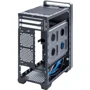 Корпус Chieftec Elox BT-06B-OP: Материал передней панели пластик