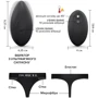 Вибратор в трусики Dorcel DISCREET VIBE XXL, подогрев и пульт ДУ, трусики в комплекте