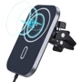 Держатель Choetech Car Holder Air Vent MagSafe 15W Black (T200-F) for iPhone 16 I 15 I 14 I 13 I 12 series : Тип автомобильный