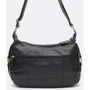 Женская сумка через плечо Borsa Leather черная (K1301-black): Страна производитель Тайвань