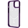 Чехол для iPhone Proove Clear Essence Case with Magnetic Ring Deep Purple for iPhone 15: Цвет фиолетовый