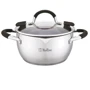 Кастрюля Bollire BR 2404, с крышкой со сливом d 24 см, 4.7 л