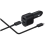 Зарядное устройство Samsung Car Charger USB+USB-C Super Fast 45W+15W Black with USB-C Cable (EP-L5300XBEGRU) фото 5