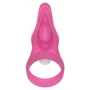 Ерекційне віброкільце LoveToy Power Clit Cockring, Pink