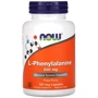 Now L-Phenylalanine 500 mg L-фенилаланин 120 веганских капсул