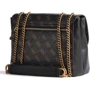 Женская сумка через плечо Guess Cordelia Logo темно-коричневая (HWQB8377210-BNL): Тип ручки На цепочке, Плечевой ремень, Без ручки