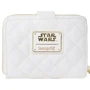 Жіночий гаманець Loungefly LF Star Wars Black Gold Rebel Hardware Zip Around білий (STWA0149): Стать жіночий