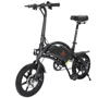 Електровелосипед Kugoo Kirin V1 (400 Вт, 48 В, 7,5 А/год), колеса 14", чорний