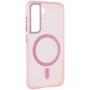 Чехол для телефонов Epik TPU Lyon Frosted with MagSafe Pink for Samsung S901 Galaxy S22