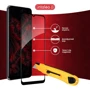Аксессуар для смартфона Intaleo Tempered Glass Full Glue Black for Motorola Moto E13: Материал стекло