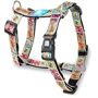 Шлейка для собак Max & Molly Urban Pets H-Harness - Comic/М 2 см 53-69 см (4894512013698)