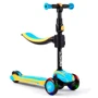 Самокат Best Scooter сине-оранжевый (JS-30918)