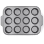 Форма для выпечки мафинов KitchenAid, 41х28х4 см, на 12 шт. (CC003296-001): Форма круглая