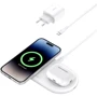Зарядное устройство Belkin Wireless Charger Magnetic Pad with Qi2 15W White (WIZ021VFWH) for iPhone 16 I 15  I 14 I 13 I 12 series and Apple AirPods: Кабель в комплекте USB-C
