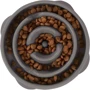 Миска-лабиринт для собак Outward Hound Fun Feeder Drop средняя серая (oh69891)
