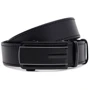Чоловічий ремінь Borsa Leather чорний (115v1genav38-black)