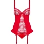 Комплект Obsessive Heartina corset, XXL