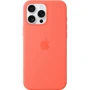Чохол для iPhone Apple iPhone 16 Pro Max Silicone Case with MagSafe - Tangerine (MDGX4ZM/A)