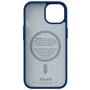 Чехол для iPhone Njord Suede MagSafe Case Navy Blue (NA54SU01) for iPhone 15 Pro Max фото 5
