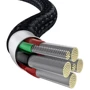 Кабель Baseus USB Cable to USB-C Water Drop-Shaped Lamp PD 66W 2m Black (CATSD-N01) фото 8