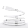 Кабель SuperCalla Cable USB-С to Lightning magnetic White 0.9m