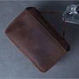Косметичка INCARNE Timeless Коричневый M 22x13.5x10 см фото 5