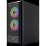 Корпус GAMDIAS AURA GC6 (4712960139558): Материал передней панели пластик и металл
