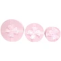Набор подарочных картонных коробок Ufo 3 шт. розовый (80303-002 Набор 3 шт PINK круг.)