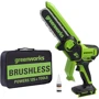 Электропила GreenWorks 24V 6-inch Mini Brushless Electric Chain Saw: Шаг цепи 1/4" (6.35 мм)