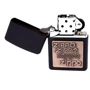 Зажигалка Zippo BRASS EMBLEM BLACK CRACKLE (362) фото 5