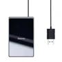 Зарядное устройство Baseus Wireless Charger Card Ultra Thin 15W Black (WX01B-01)