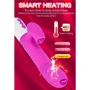 Вибратор BOSS FoxShow Silicone Heating and Thrusting Vibrator Purple