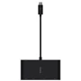 Адаптер Belkin Adapter USB-C to HDMI+VGA+USB+RJ45 Black (AVC004BTBK): Дополнительные разъемы HDMI, USB OTG, Ethernet, VGA