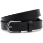 Женский ремень Borsa Leather чорний (100v1genw37-black)