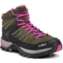 Ботинки Cmp Rigel Mid Wmn Trekking Shoe Wp (3Q12946-15Ff) 35 (36) коричневые натуральная замша демисезон фото 2