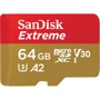 Карта пам'яті SanDisk 64GB microSD C10 UHS-I U3 Extreme V30 (SDSQXAH-064G-GN6MN)