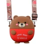 Сумка PRC на плечо Bear Fat 15x13x4.4 red