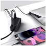 Зарядное устройство Baseus Wall Charger GaN5 Pro 2xUSB-C+USB 65W with USB-C Cable Black (CCGP120201) фото 9
