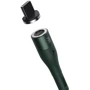 Кабель Baseus USB Cable to Lightning Zinc Magnetic Safe Fast 2.4A 1m Green (CALXC-K06): Тип USB Cable - Lightning