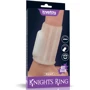 Насадка на член с вибрацией LoveToy Vibrating Spiral Knights Ring White III
