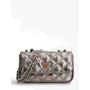 Женская сумка кросс боди Guess Cessily Micro Mini платиновая (HWMG7679780-PEW)