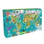 Пазл-игра Hape Карта мира 100 элементов (E1626)