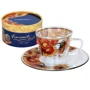 Чашка скляна Carmani із блюдцем Ван Гог Соняшники 80 ml (841-6301)