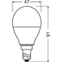 Лампа светодиодная Osram LED STAR Е14 5.5-40W 2700K+RGB 220V Р45 пульт ДУ