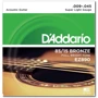 Струна для гитар Струны D'ADDARIO EZ890 85/15 BRONZE SUPER LIGHT (09-45)