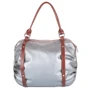 Жіноча сумка бочонок Laskara сріблястий (LK-DM234-silver-brown): Країна виробник Греція