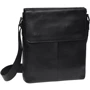 Чоловіча сумка планшет Borsa Leather чорна (K18168-black): Матеріал Натуральна шкіра