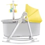 Шезлонг-качалка 5 в 1 Kinderkraft Unimo Yellow (KKKUNIMYEL0000): Возраст с рождения