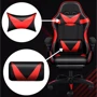 Кресло геймерское PLAYER с подставкой для ног Red/Black (100001) фото 5